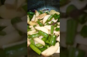 French bean bhaji #shortvideo