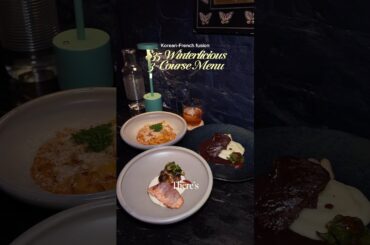 $35 Korean-French Winterlicious menu #torontofood #koreanfusion #fusionfood #dinnerdate