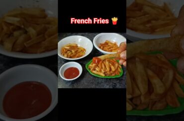 French Fries Recipe | Street style french fries recipe 🍟#shorts