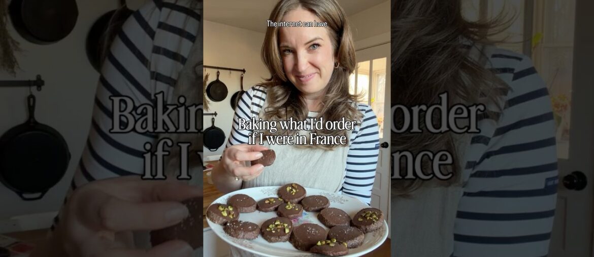 Baking what I’d order if I were in France - episode one! Chocolate french butter cookies