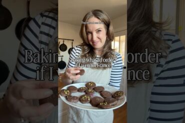 Baking what I’d order if I were in France - episode one! Chocolate french butter cookies