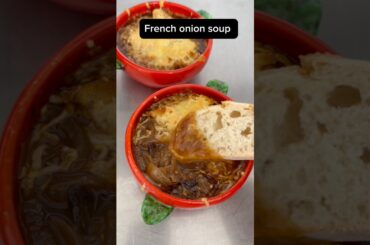 French onion soup #soup #onionsoup #delicious #favorite #food #cooking #eating #favorite #happy