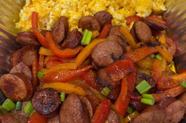 Apple 🍎 Croissant French Toast & Sausage Recipe 😋