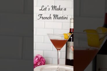 French Martini Recipe for Valentine's Day
