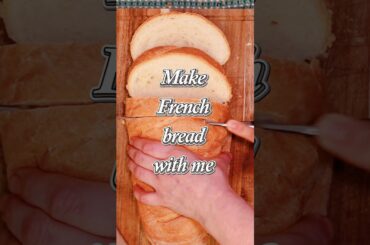 Making a classic French loaf from scratch ❤️