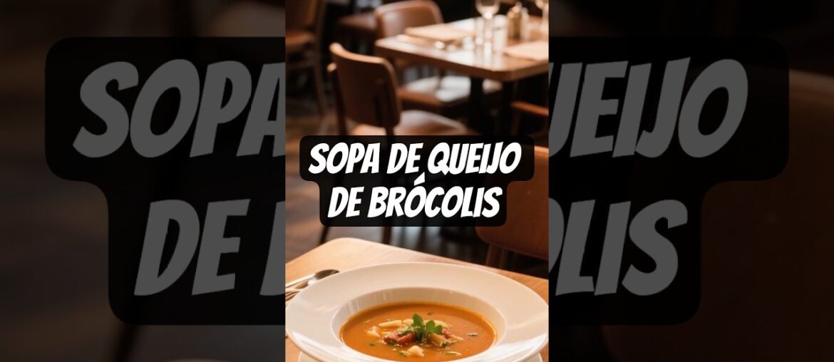 Sopa DE QUEIJO de brócolis mais CREAMY do mundo? Sopa DE QUEIJO de brócolis mais CREAMY do mundo?