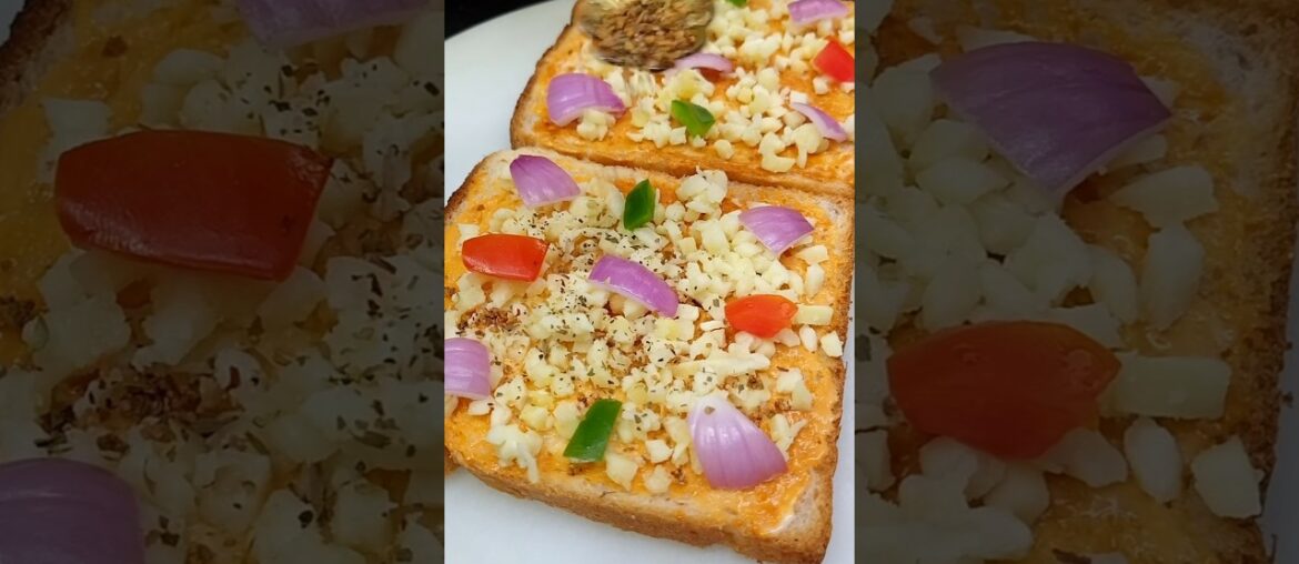 Bread Pizza #how to make pizza from Bread #homemade pizza #cheesepizza #trending #shorts