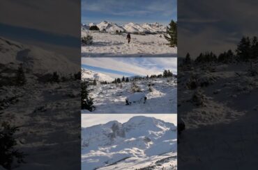 Winter in the French Alps #alps #hiking #moutainlife #cheesepull #frenchcooking #slowliving #fondue