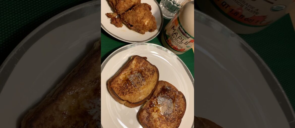 KFC Original Recipe Chicken + French Toast 💥