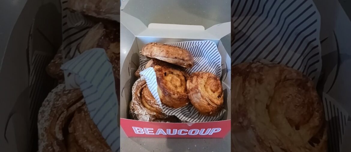 Best Croissants in Vancouver for $7cad each ($5usd) - Beaucoup Bakery.  #foodreview #foodie