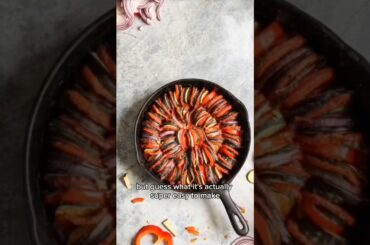 I had so much fun making this beautiful Ratatouille! 🍆🍅🥒 A simple,