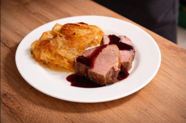 Perfect Pork Tenderloin with Red Wine Sauce | Restaurant-Quality Recipe