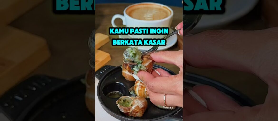 Hidangan dari Bekicot dari Perancis. #faktaunik #faktamenarik #kuliner