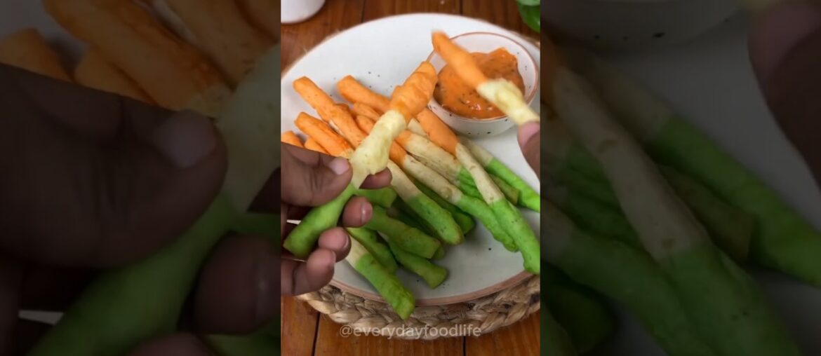 Tri Colour Fries Recipe #shorts #viral #asmr #shortsfeed