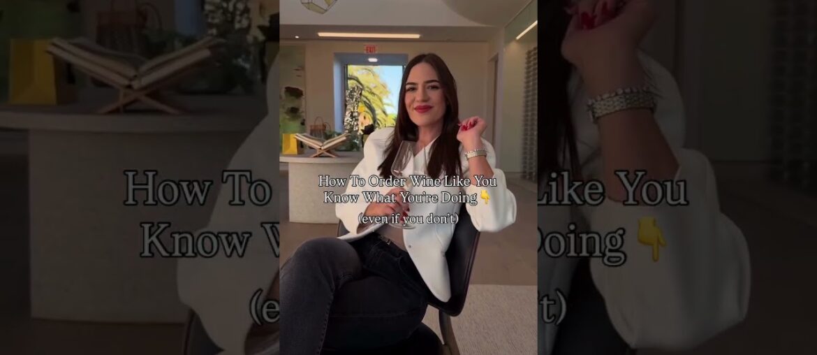 How To Order Wine Like You Know What You’re Doing (Even If You Don’t) 🍷 1️⃣ Check the wine list in