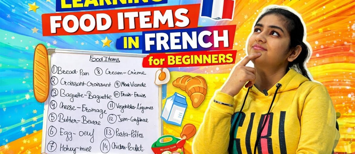 Learning Food Items in French 🍞🥐 | Super Easy for Kids & Beginners 🇫🇷 | Bonjour Divu! Learning Food Items in French 🍞🥐 | Super Easy for Kids & Beginners 🇫🇷 | Bonjour Divu!