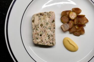 Late Night Snack; Rabbit Terrine with Pickles & Mustard