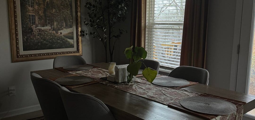 1 year update on our dining room