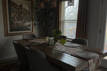 1 year update on our dining room