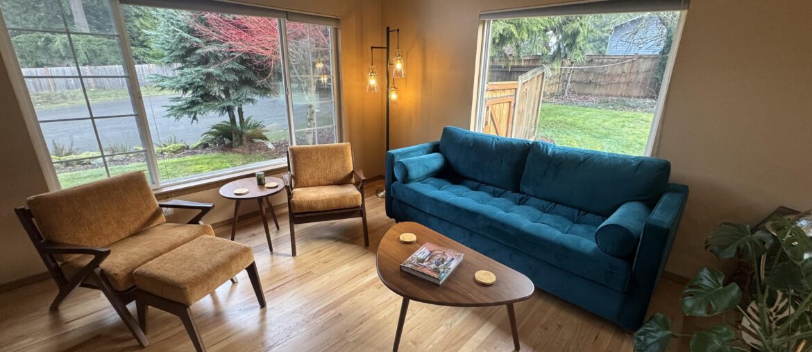 Help! Tying up a room with a rug is hard.