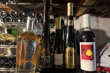 Anxiety of drinking limited quantity irreplaceable bottles that have been stored