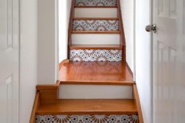Happy with this budget stair makeover.