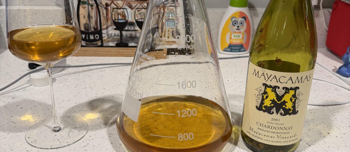 2001 Mayacamas Chardonnay as