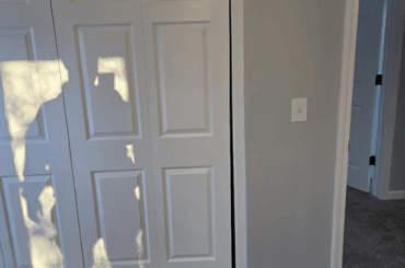 suggestions for making these bifold closet doors look better