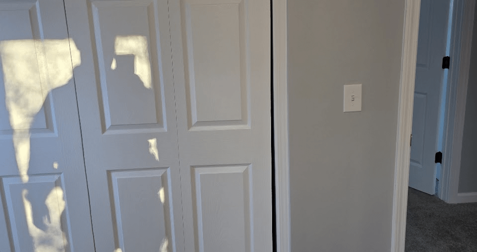 suggestions for making these bifold closet doors look better