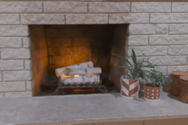 My fireplace reno hack!