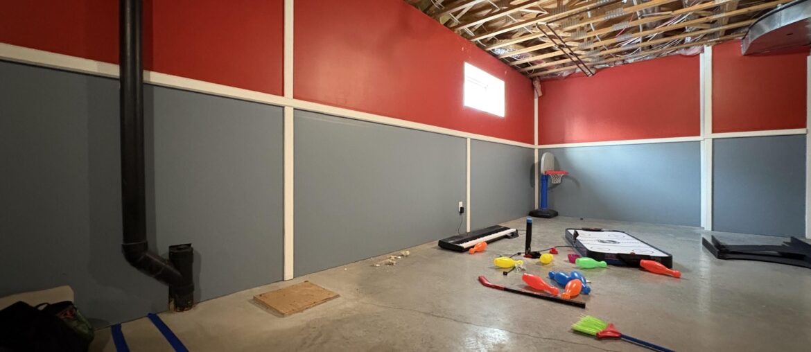 Finishing basement walls help