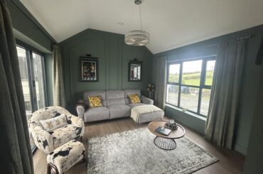 My mom really wanted me to show off her living room in her newly built house