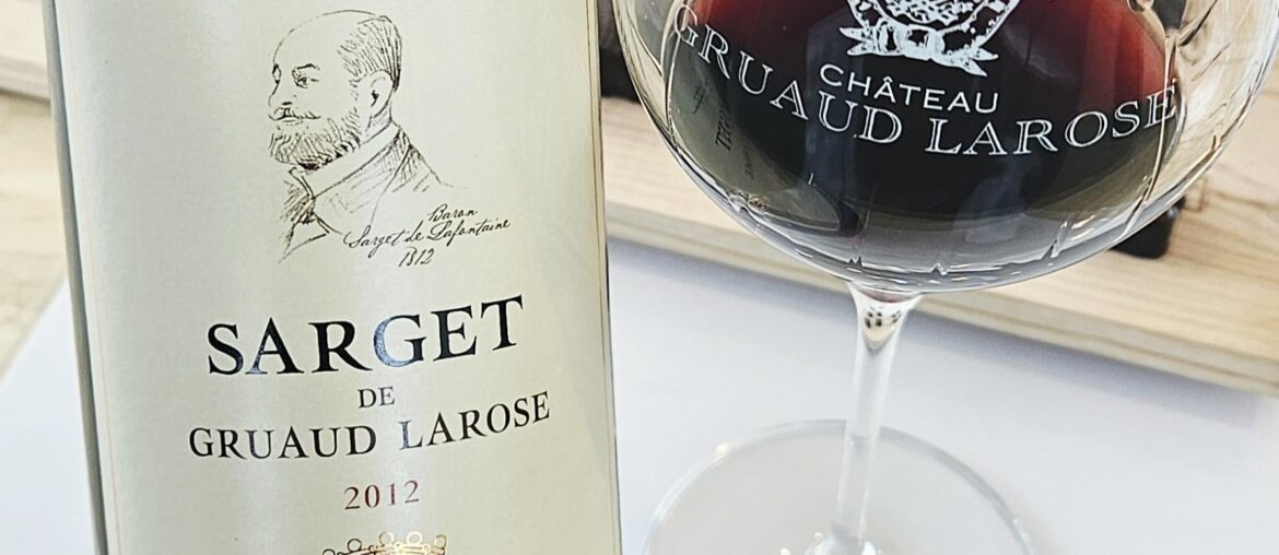 Sarget de Gruaud Larose 2012, Saint Julien