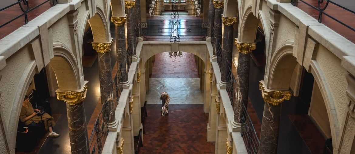Halls of the District Court in Poznań, Poland. [1536x2048]