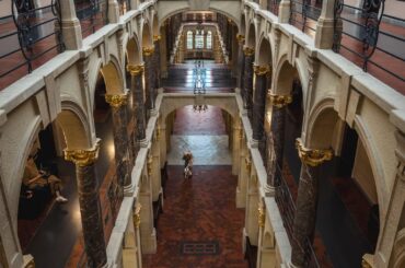 Halls of the District Court in Poznań, Poland. [1536x2048]