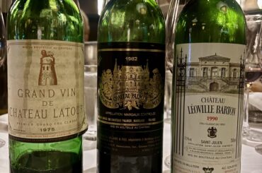 1975 Latour, 1982 Palmer, and 1990 Leoville Barton