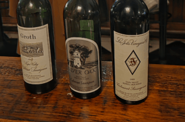 Birthyear wines! 1983 Groth, 1986 Silver Oak Bonny's, 1989 La Jota Howell Mountain