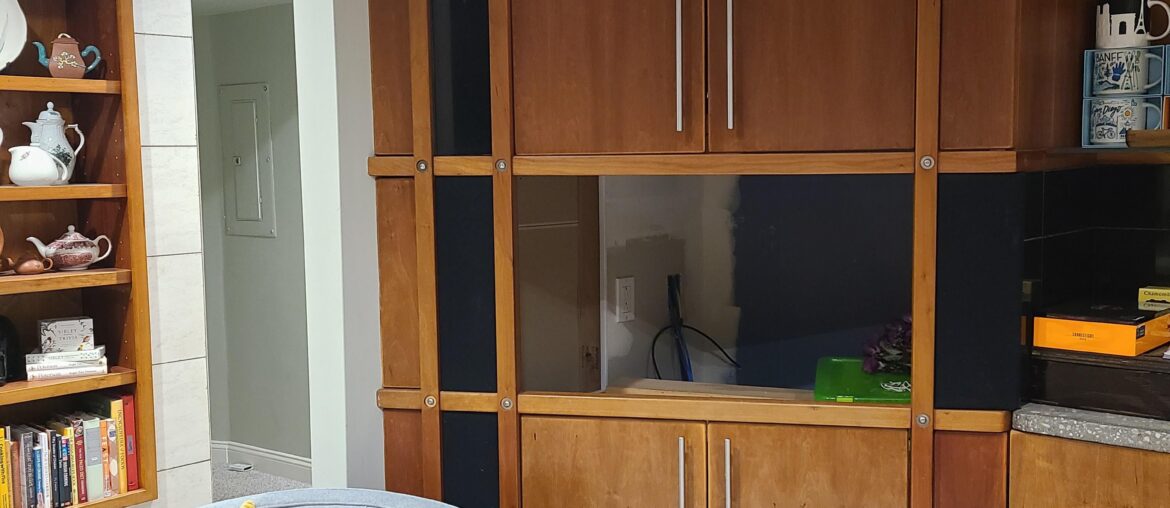 What should I put in this cavity in my cabinets?