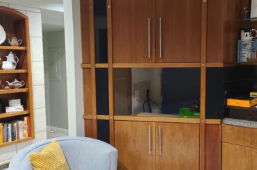 What should I put in this cavity in my cabinets?