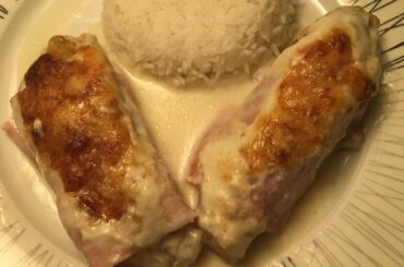 Endives wrapped in ham