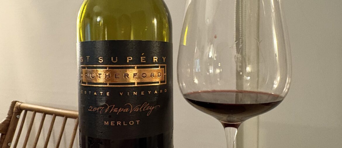 2017 St Supery Rutherford Estate Merlot