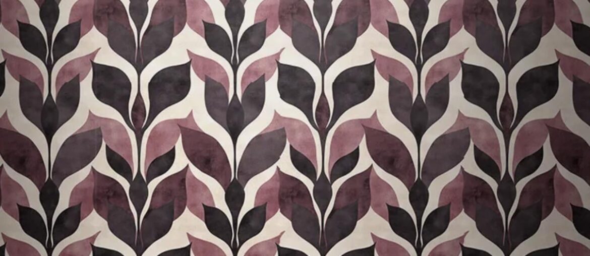 What decor style is this wallpaper considered?