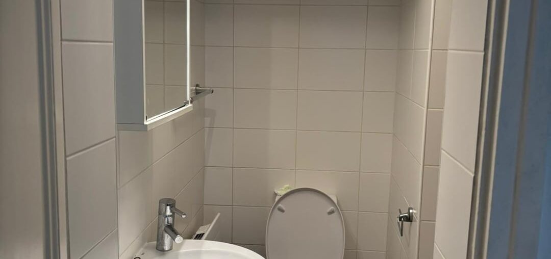 Help! Renter-friendly ideas for a very small windowless bathroom