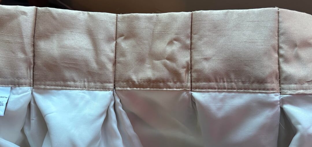 Need help reassembling curtains.