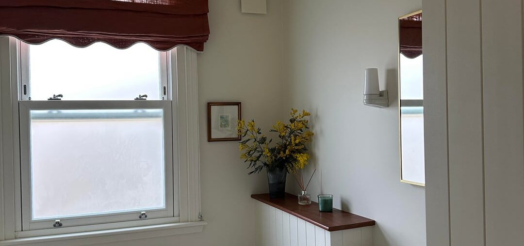 Our finished bathroom in a Victorian home