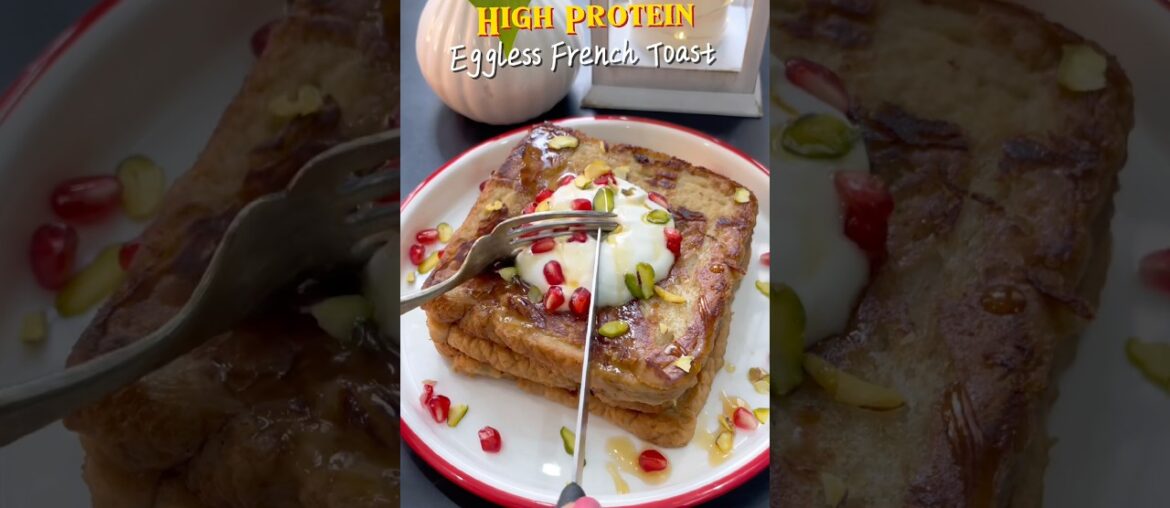High Protein Eggless French Toast | Weight loss Breakfast Recipe #frenchtoast #breakfastideas #asmr High Protein Eggless French Toast | Weight loss Breakfast Recipe #frenchtoast #breakfastideas #asmr