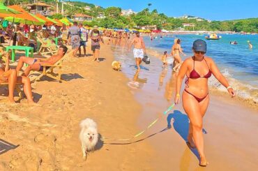 Walking Praia Ferradura BEACH, Rio de Janeiro Brazil 4K Part 1