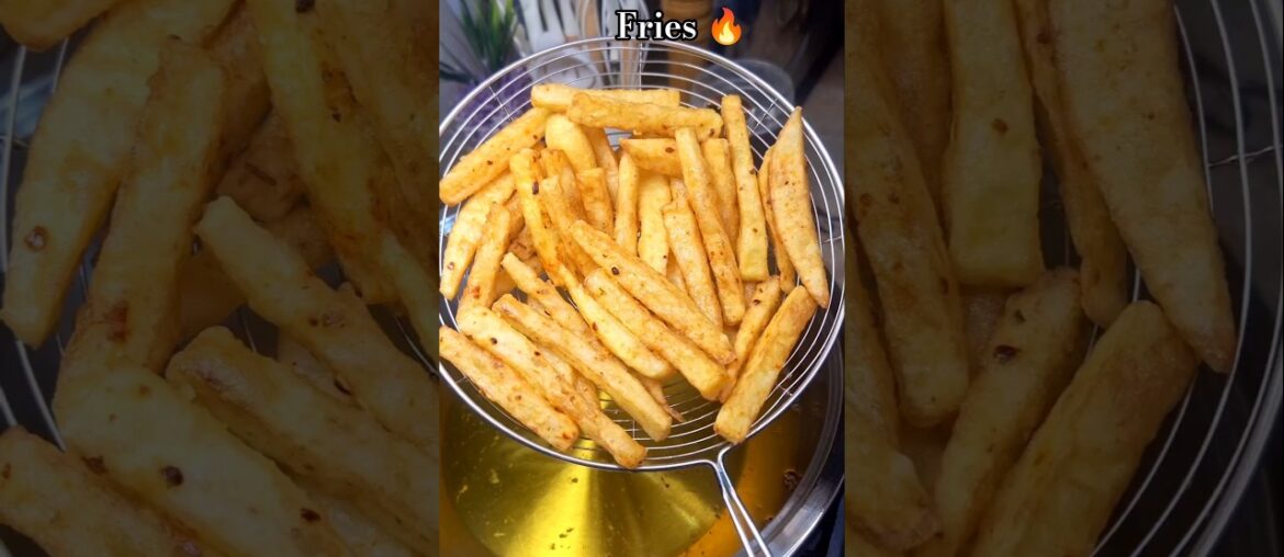 Crispy Potato Fries Recipe #shorts #snacks #potatorecipe #viralvideo