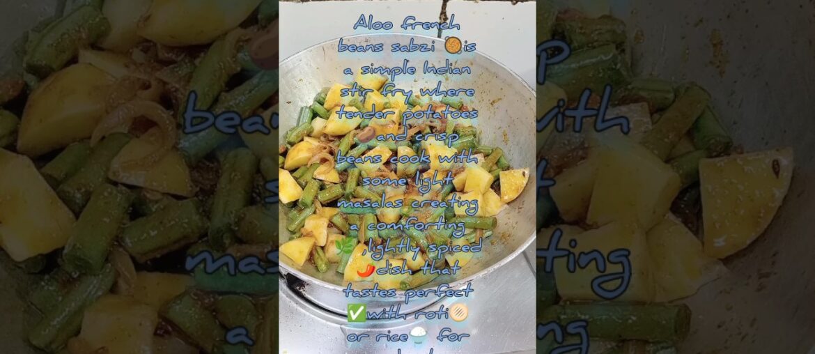 🌿simple food simple living#aloo french beans#viralvideo✅#shorts