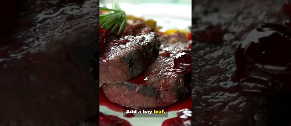 Red Wine Sauce #recipe#red#wine#sauce#french#cooking #food